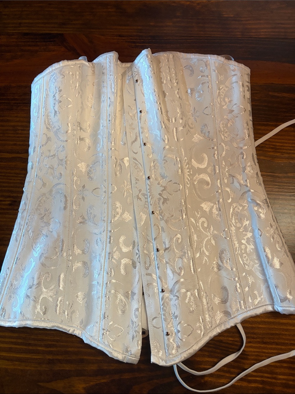 Charmian Corsets M Steel Boned Brocade Long Torso Hourglass